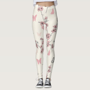 Legging Flor de Borboleta Elegante (9)