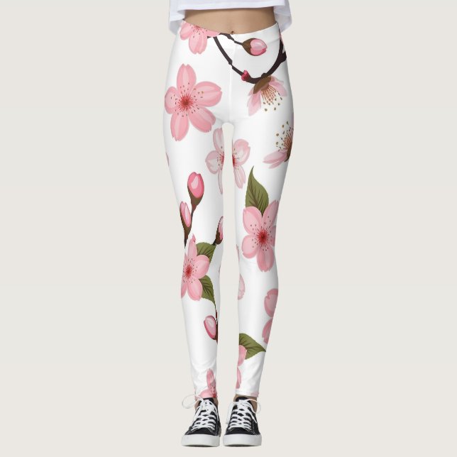 Legging Flor de cereja (Frente)
