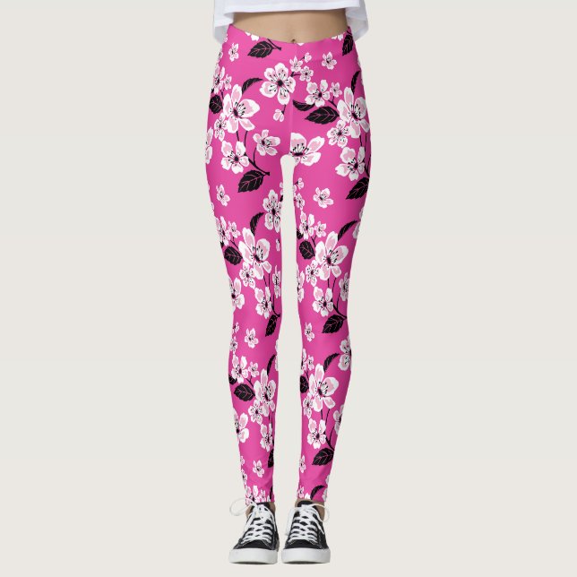 LEGGING FLOR DE CEREJEIRA - SAKURA (ROSA) (Frente)