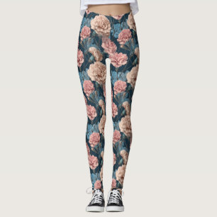 Legging Flor de Cravo Cardio Cravo Floral Dia das Mães