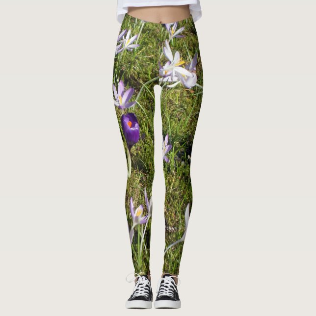 Legging Flor de Crocus (Frente)
