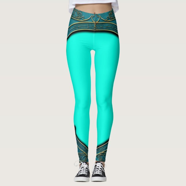 Legging Flor de Elegância, Lotus Místico. (Frente)