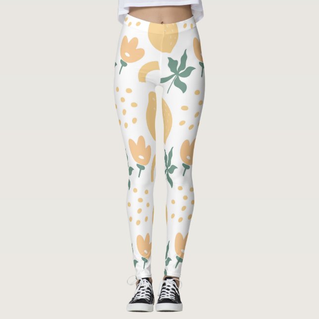 Legging Flor de Fruta de Paixão (Frente)
