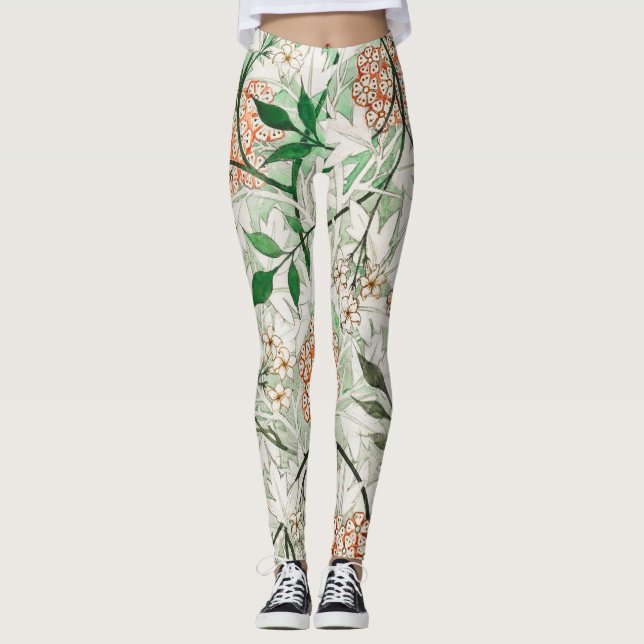 Legging Flor de Jasmim William Morris (Frente)
