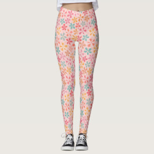 Legging flor de pré-disquete