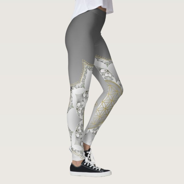 Legging Flor De Vida - Blossomas Mandala 1 (Direita)
