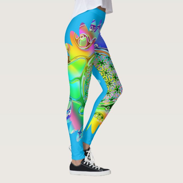 Legging Flor De Vida - Flor Geométrico 5 (Direita)