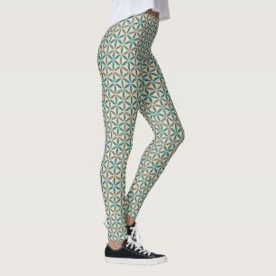 Legging Flor de Vida - padrão do selo - BG 1