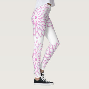 Legging Flor geométrica abstrata