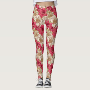 Legging Flor Gym Amaryllis Petal Presente Para Namorada