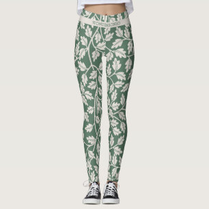 Legging Flor personalizada esmeralda verde antes do casame