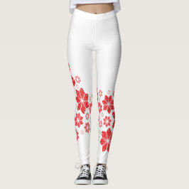 Legging Flor Red Star