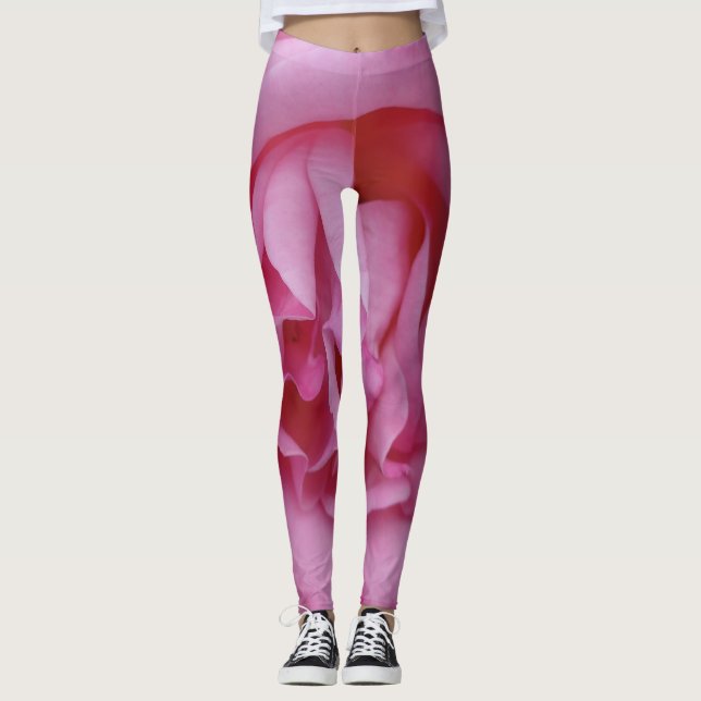 Legging Flor rosa rosa rosa rosa (Frente)