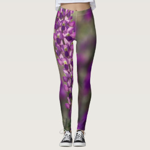Legging flor roxa