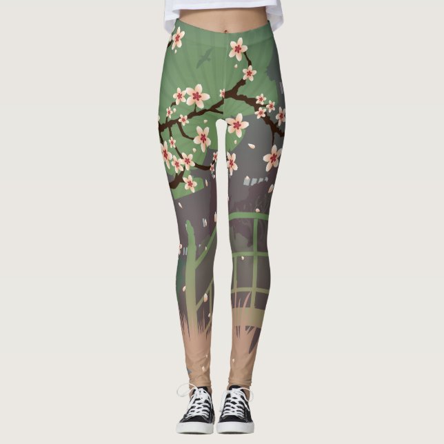 Legging Flor Sundown (Frente)