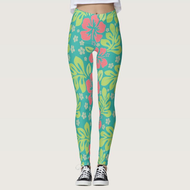 Legging Flor tropical (Frente)