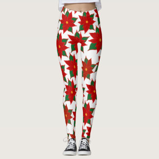 Legging Flor vermelha