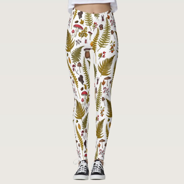 Legging Flora e fauna florestais 2 (Frente)