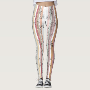 Legging Floração de Borboleta Elegante (10)