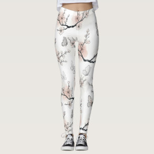 Legging Floração de Borboleta Elegante (11)