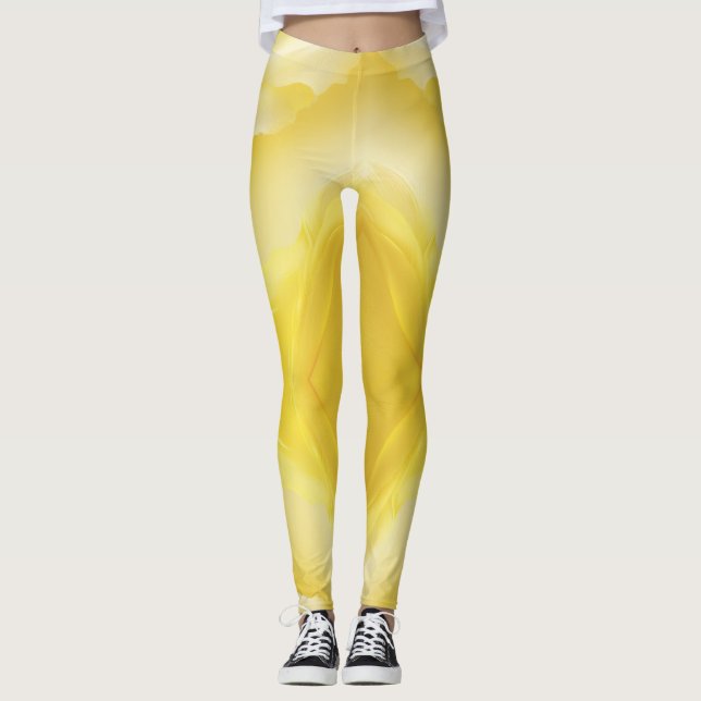 Legging Floração Leve como uma Pena (Frente)