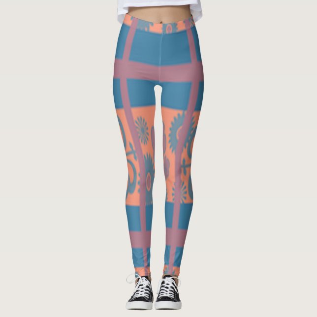 Legging Florah ao quadrado (Frente)