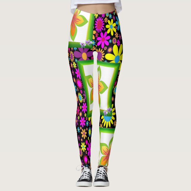 legging floral (Frente)