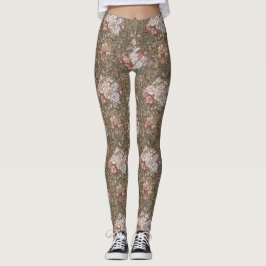 Legging Floral Baroque Pattern – Elegant Ornamental 