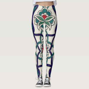 Legging Floral Cerâmico Turco