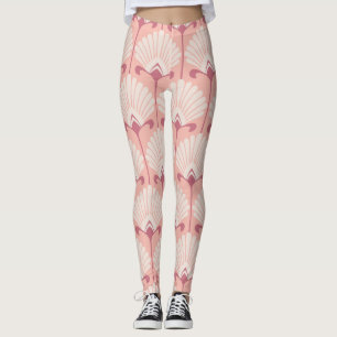 Legging Floral Clássico: Padrão de Vintagem Sem Fios