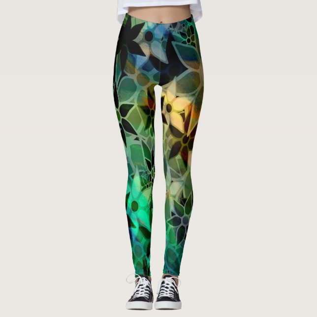 Legging Floral Colorido nº 2 (Frente)