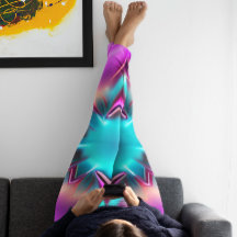 Legging Floral das "Luzes Brilhantes" das Mulheres