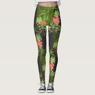 Legging floral de flytrap de veno