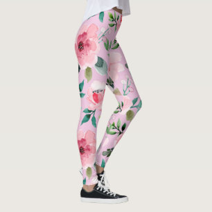 legging floral de peônia