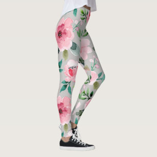 legging floral de peônia
