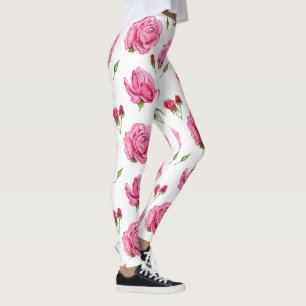 legging floral de peônia