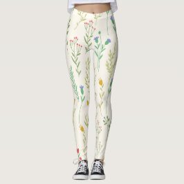 Legging Floral de Primavera de Flor