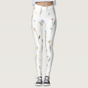 Legging Floral de Primavera de Flor
