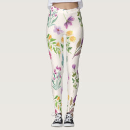 Legging Floral de Primavera de Flor