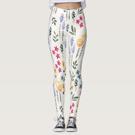 Legging Floral de Primavera de Flor
