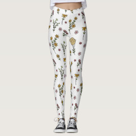 Legging Floral de Primavera de Flor