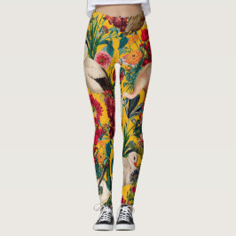 LEGGING FLORAL E AVES XVIII