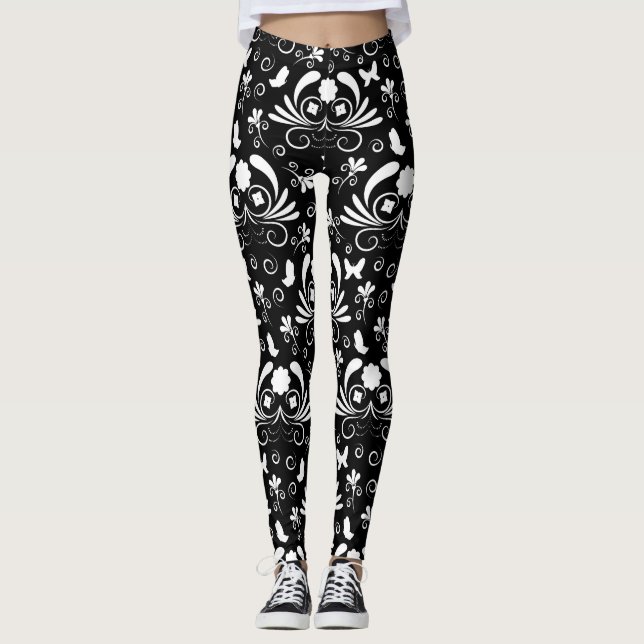 Legging Floral elegante (Frente)
