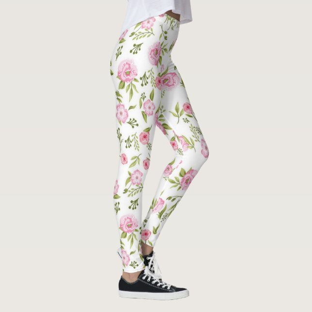 Legging Floral Elegante Moderno (Direita)