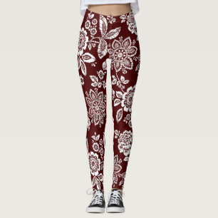 Legging Floral Estilizado a 2 Cores
