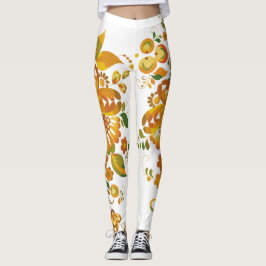 Legging Floral Flair: Design das pernas femininas