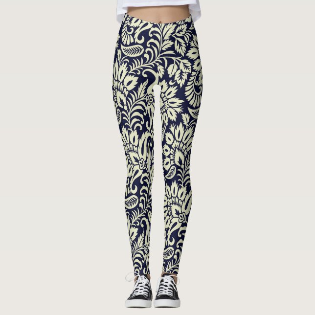 Legging Floral Ground Vintage Design (Frente)
