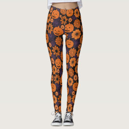 Legging Floral Halloween