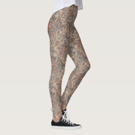 Legging Floral Paisley Pattern – Ornamental Botanical