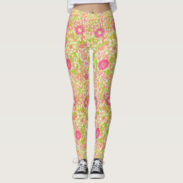 Legging Floral Rosa e Verde